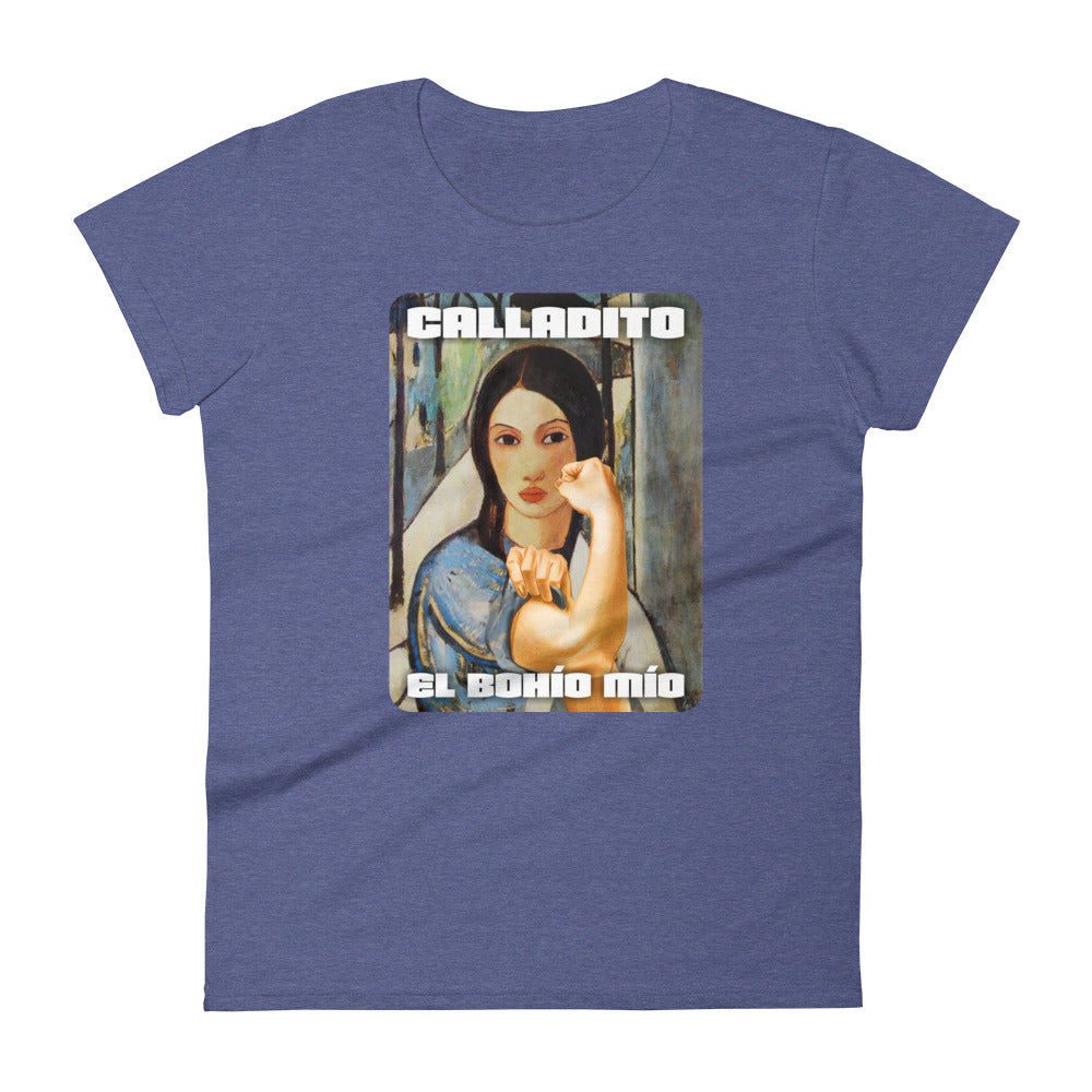 Calladito el bohío mío | Camiseta de manga corta para mujer - Gozanding | Online Store