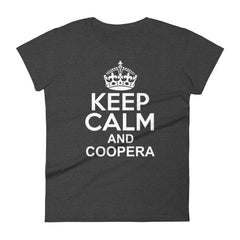 Keep Calm and Coopera | Camiseta de manga corta para mujer - Gozanding | Online Store