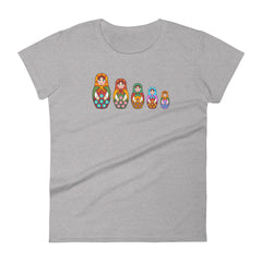 Matrioshka | Camiseta de manga corta para mujer - Gozanding | Online Store
