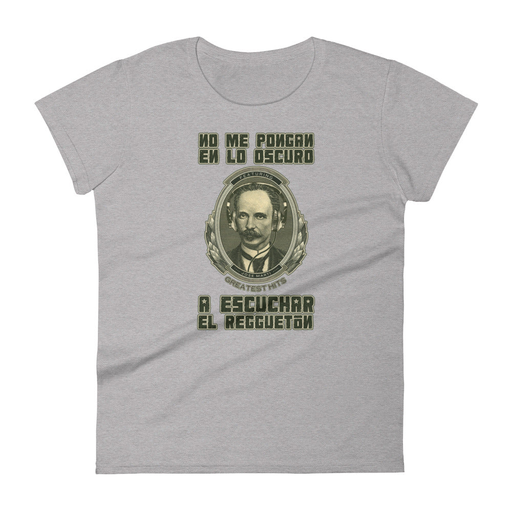 No me pongan en lo oscuro | Camiseta de manga corta para mujer - Gozanding | Online Store