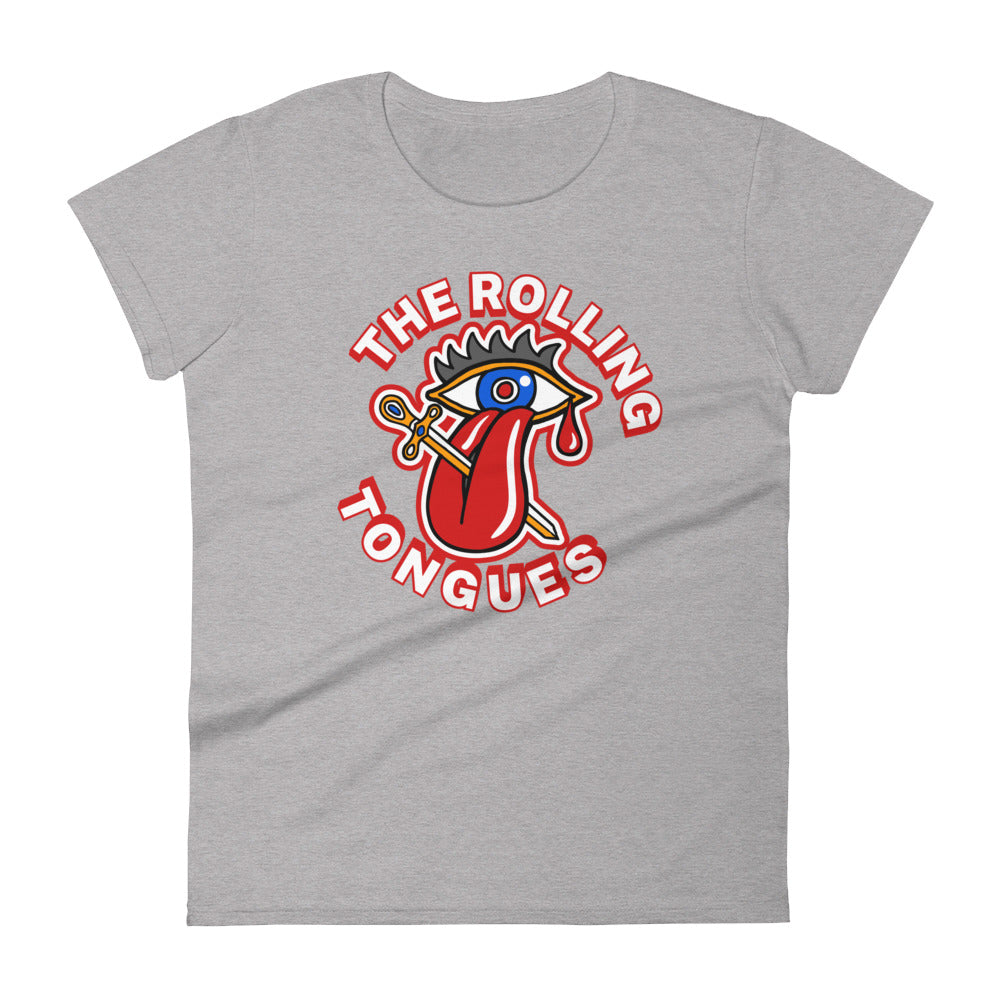 The Rolling Tongues | Camiseta de manga corta para mujer - Gozanding | Online Store