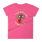 The Rolling Tongues | Camiseta de manga corta para mujer - Gozanding | Online Store