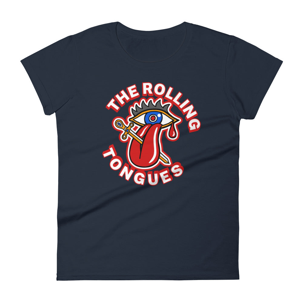 The Rolling Tongues | Camiseta de manga corta para mujer - Gozanding | Online Store