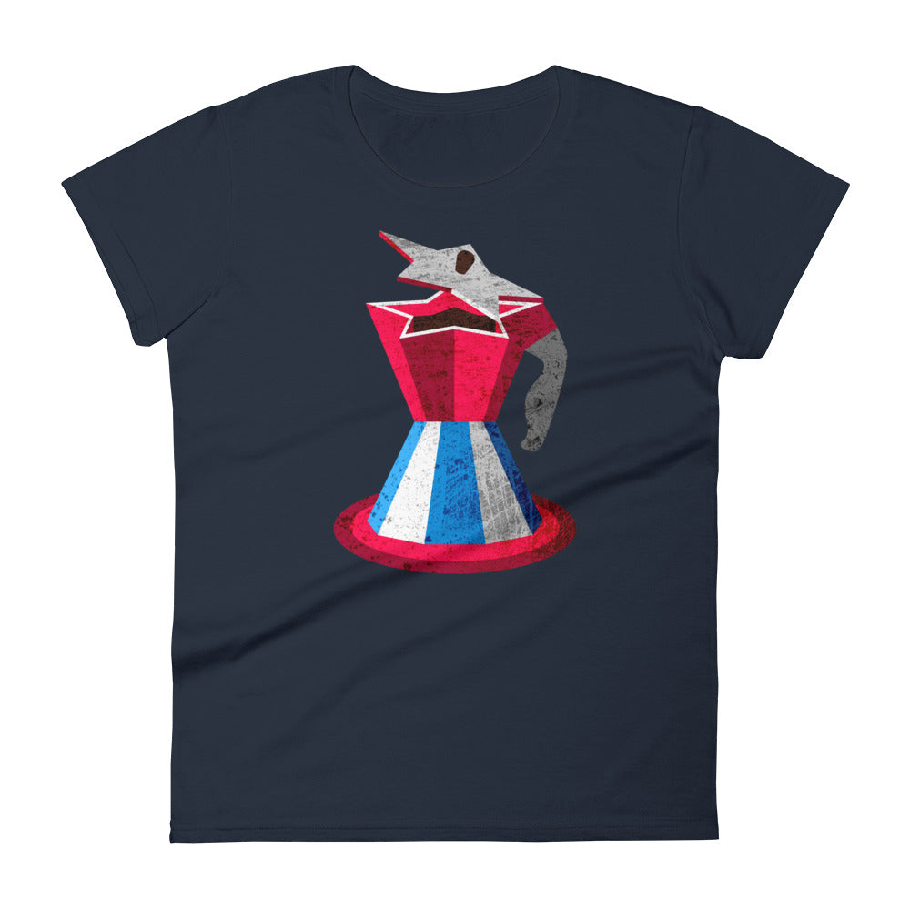 Cafetera Cubana | Camiseta de manga corta para mujer - Gozanding | Online Store