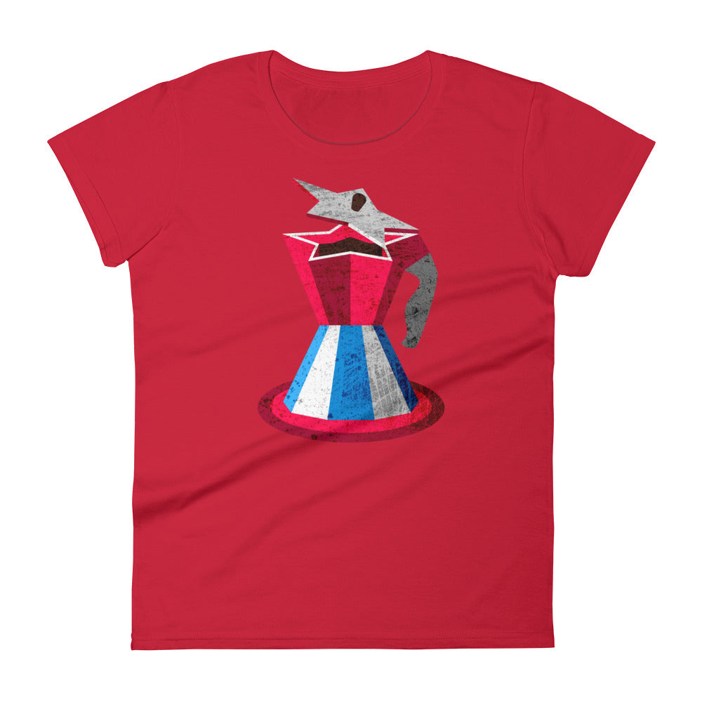 Cafetera Cubana | Camiseta de manga corta para mujer - Gozanding | Online Store