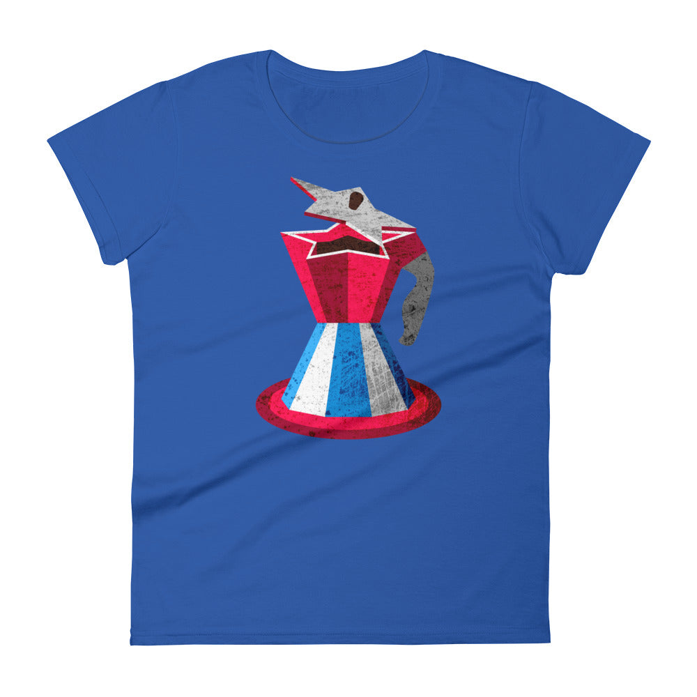 Cafetera Cubana | Camiseta de manga corta para mujer - Gozanding | Online Store