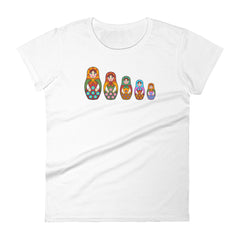 Matrioshka | Camiseta de manga corta para mujer - Gozanding | Online Store