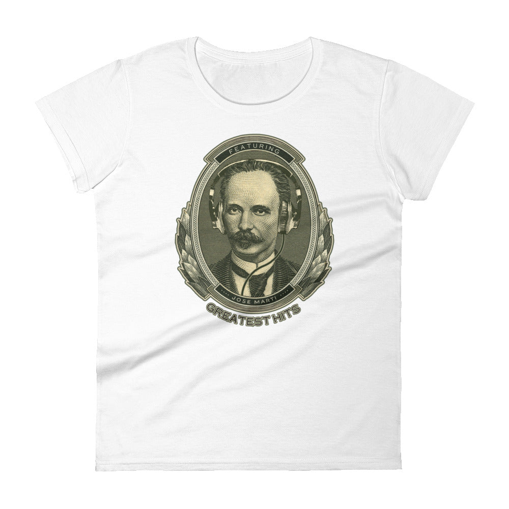 José Martí Greatest Hits | Camiseta de manga corta para mujer - Gozanding | Online Store