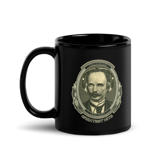 José Martí Greatest Hits | Taza negra brillante