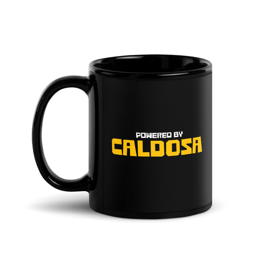 Powered by Caldosa | Taza negra brillante