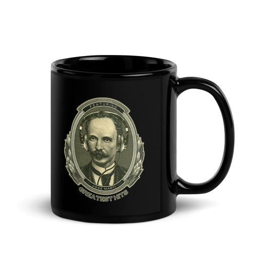 José Martí Greatest Hits | Taza negra brillante