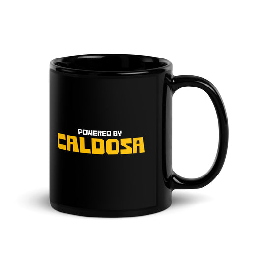 Powered by Caldosa | Taza negra brillante