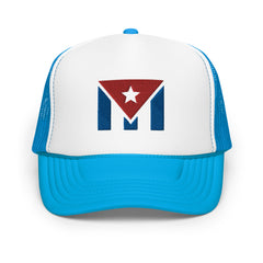 Bandera cubana | Gorra trucker con frontal de espuma