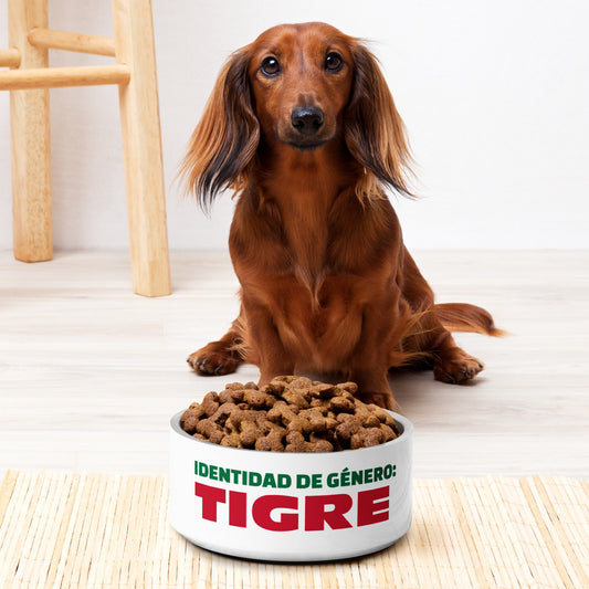 Identidad de género: Tigre | Plato para mascota