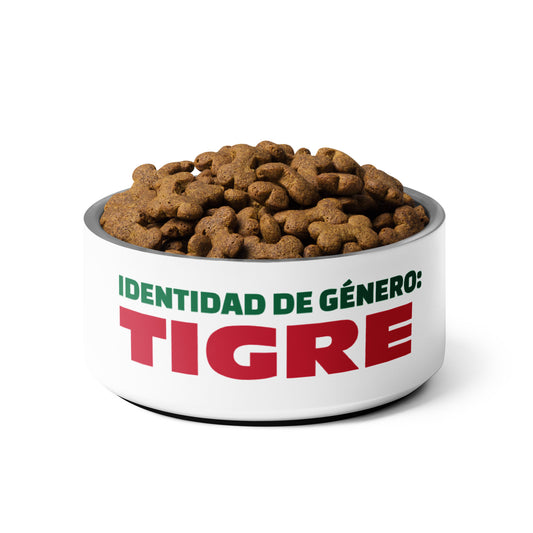 Identidad de género: Tigre | Plato para mascota