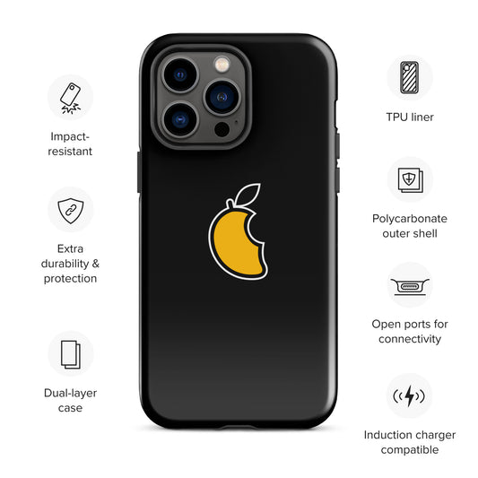 Mango | Fondo Negro | Funda dura para iPhone