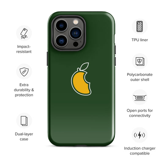 Mango | Fondo Verde | Funda dura para iPhone