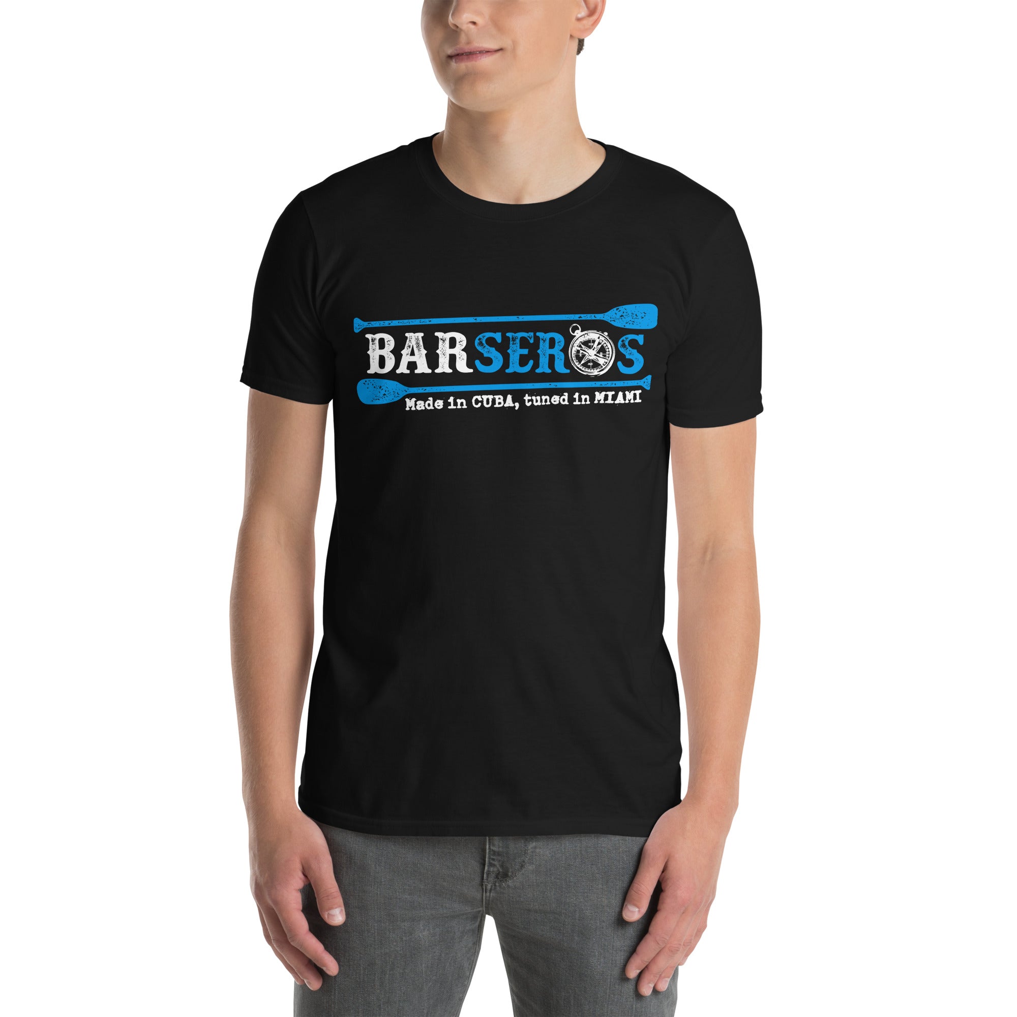 Barseros (Impresión frontal) | Camiseta oscura de manga corta unisex