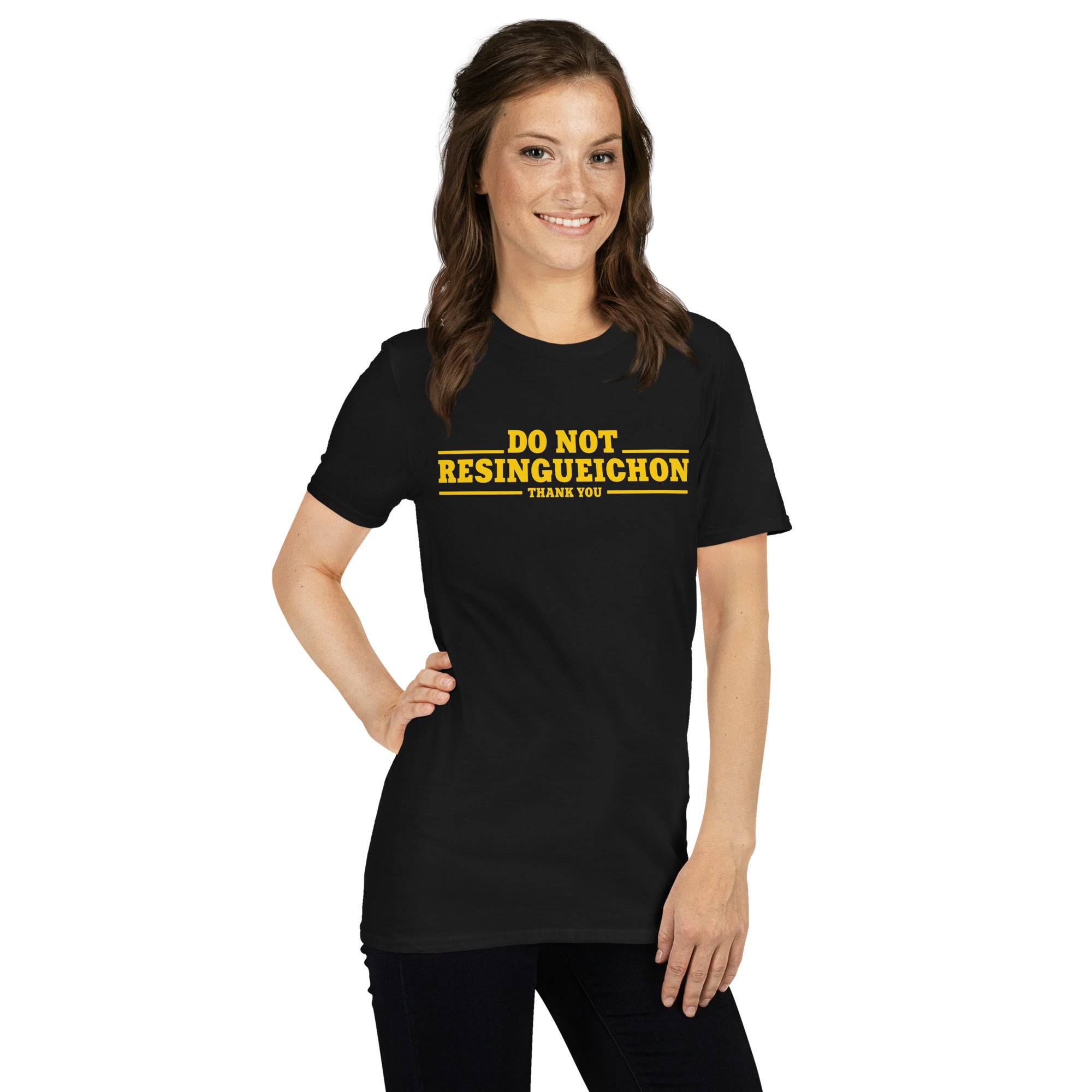 Do not resingueichon | Camiseta oscura de manga corta unisex