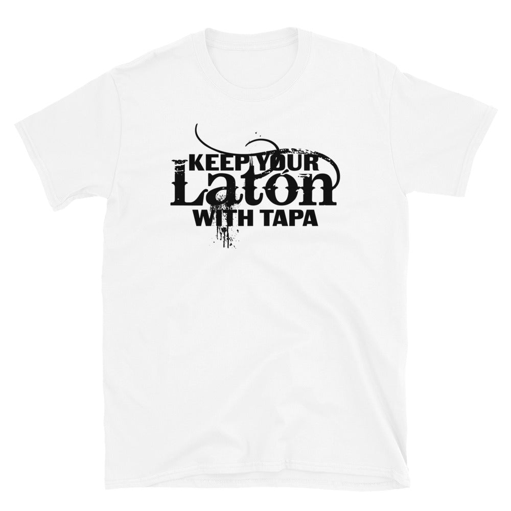 Keep your latón with tapa | Camiseta clara de manga corta unisex