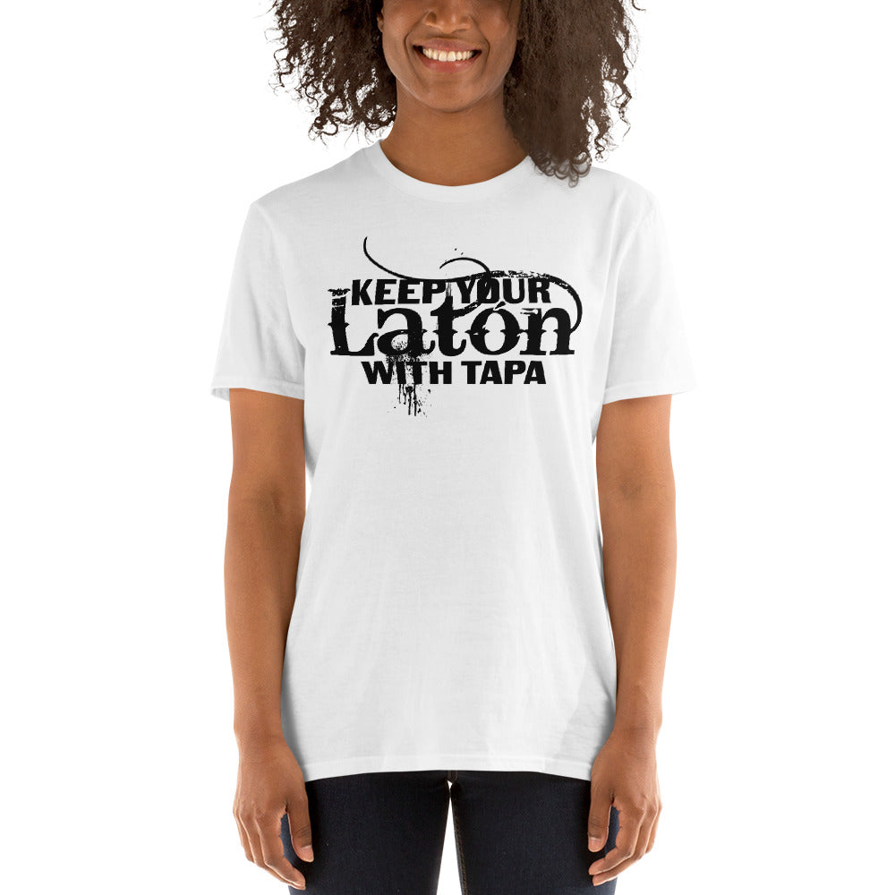 Keep your latón with tapa | Camiseta clara de manga corta unisex