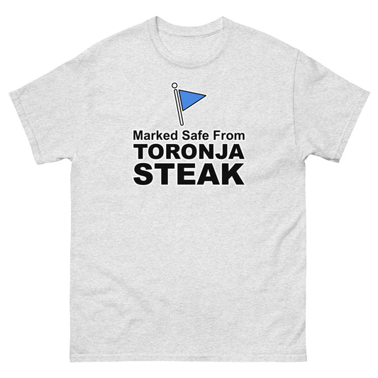 Marked Safe From Toronja Steak | Camiseta clásica unisex