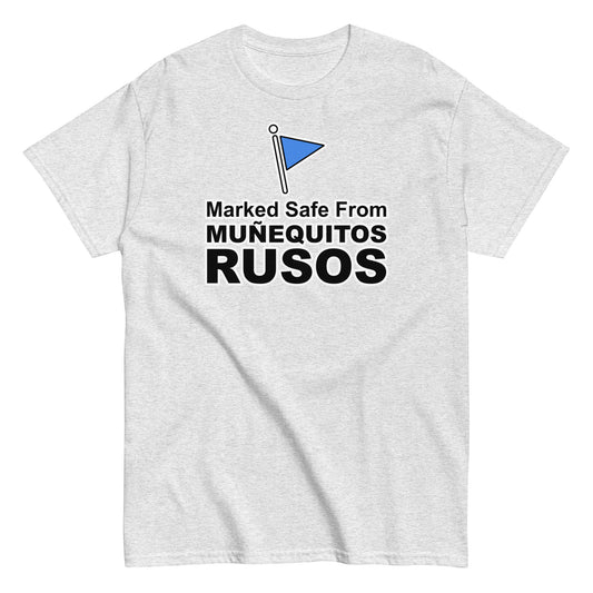 Marked Safe From Muñequitos Rusos | Camiseta clásica unisex