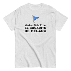 Marked Safe From El Bocadito de Helado | Camiseta clásica unisex