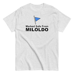 Marked Safe From Miloldo | Camiseta clásica unisex