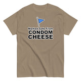 Marked Safe From Condom Cheese | Camiseta clásica unisex