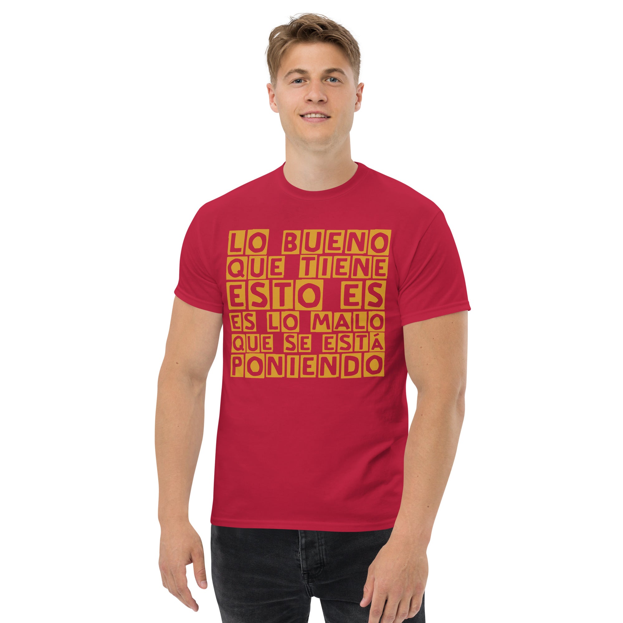 Lo bueno que tiene esto (gold) | Camiseta clásica unisex