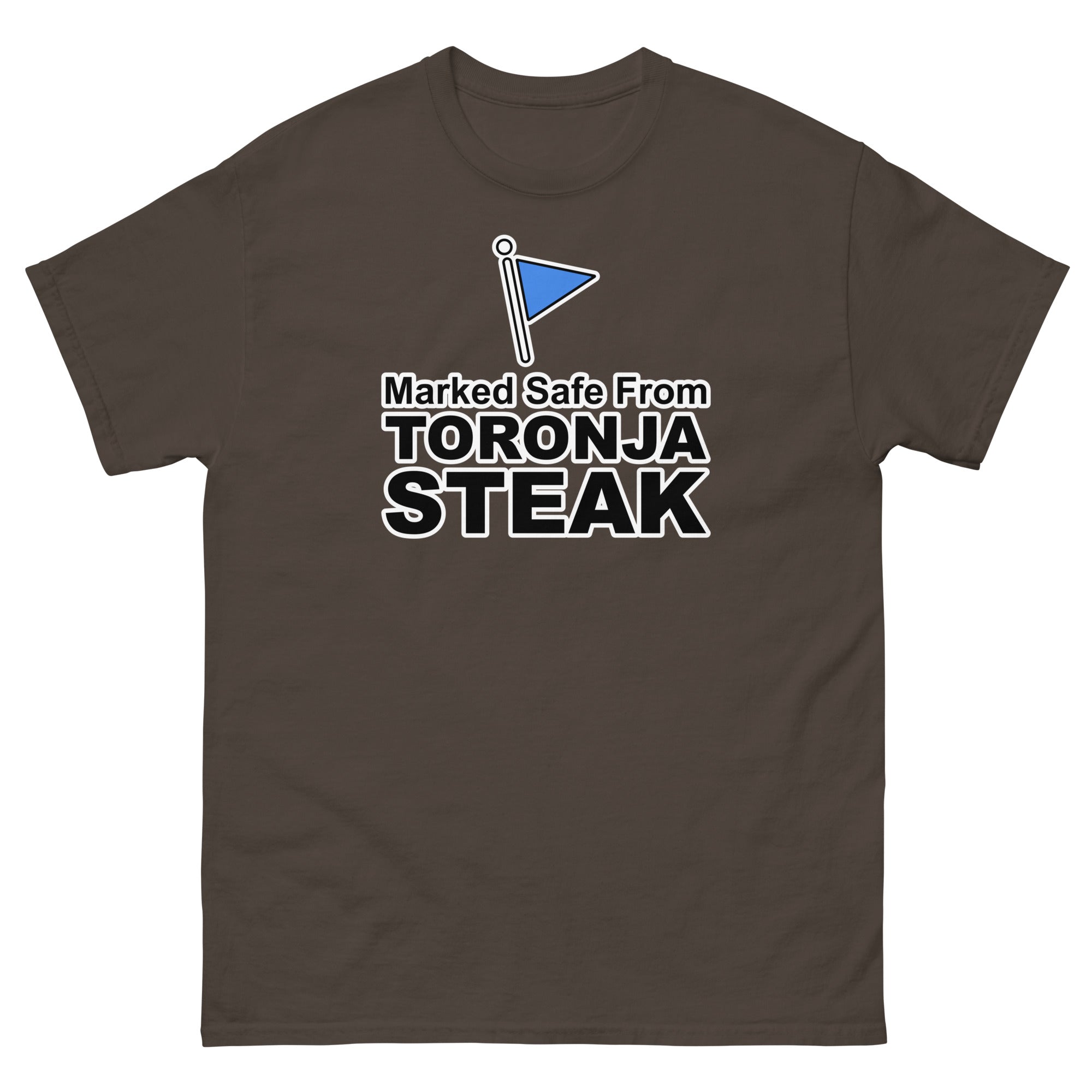 Marked Safe From Toronja Steak | Camiseta clásica unisex