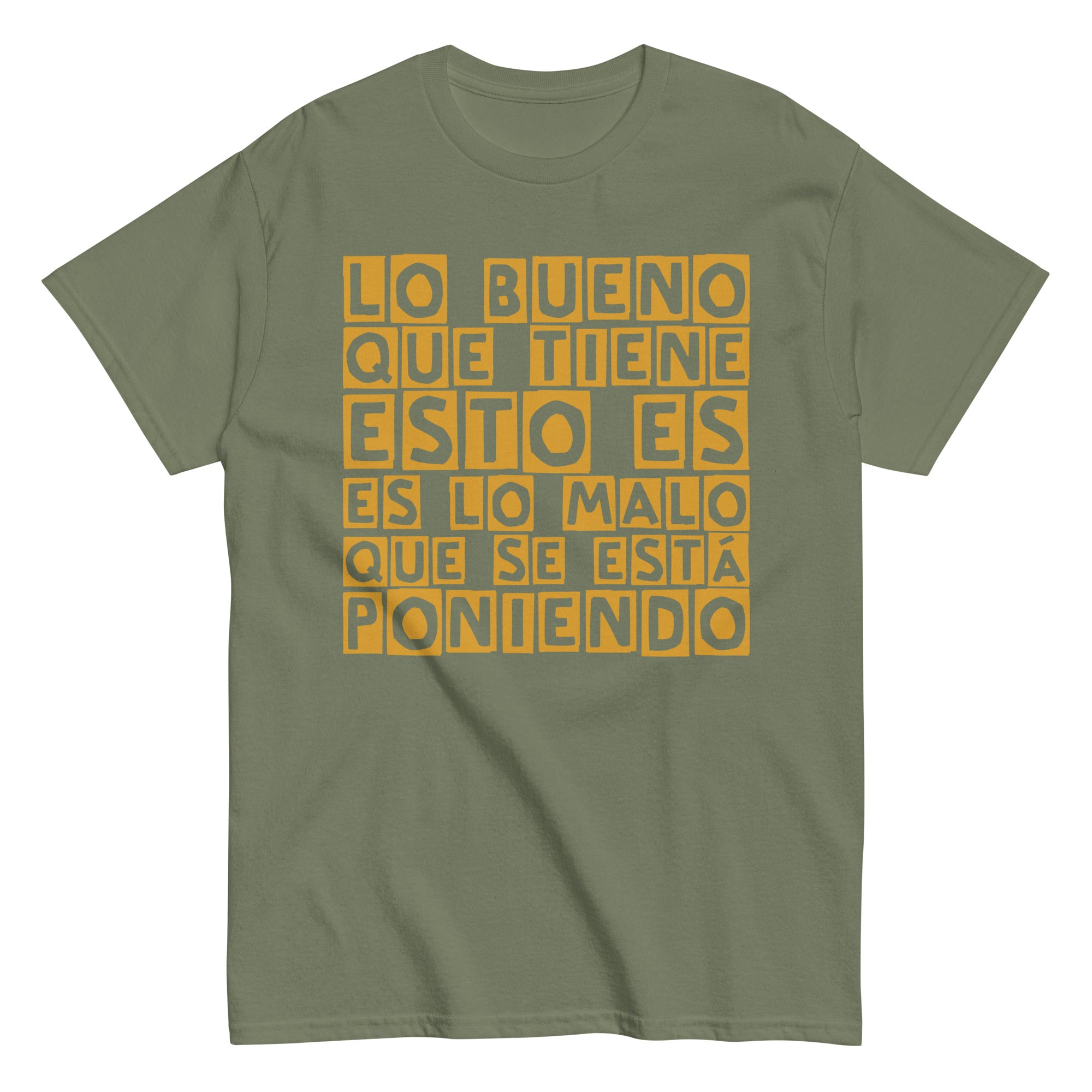 Lo bueno que tiene esto (gold) | Camiseta clásica unisex