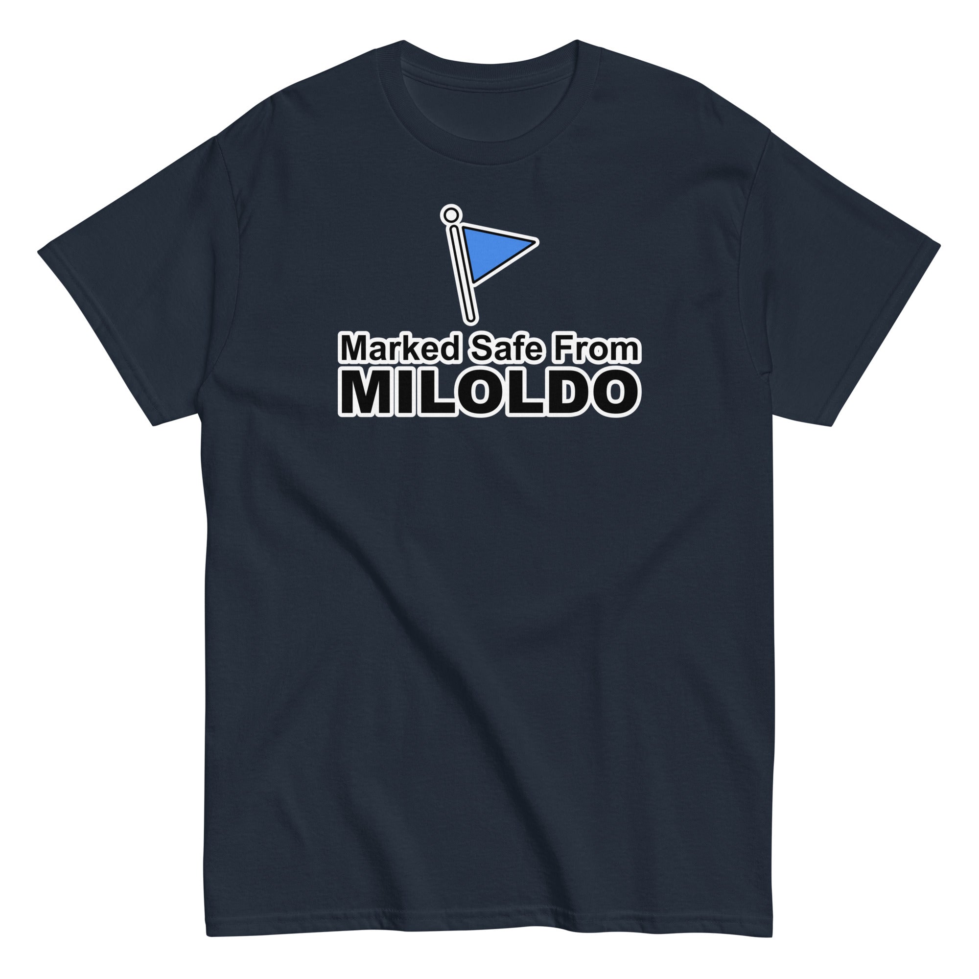 Marked Safe From Miloldo | Camiseta clásica unisex