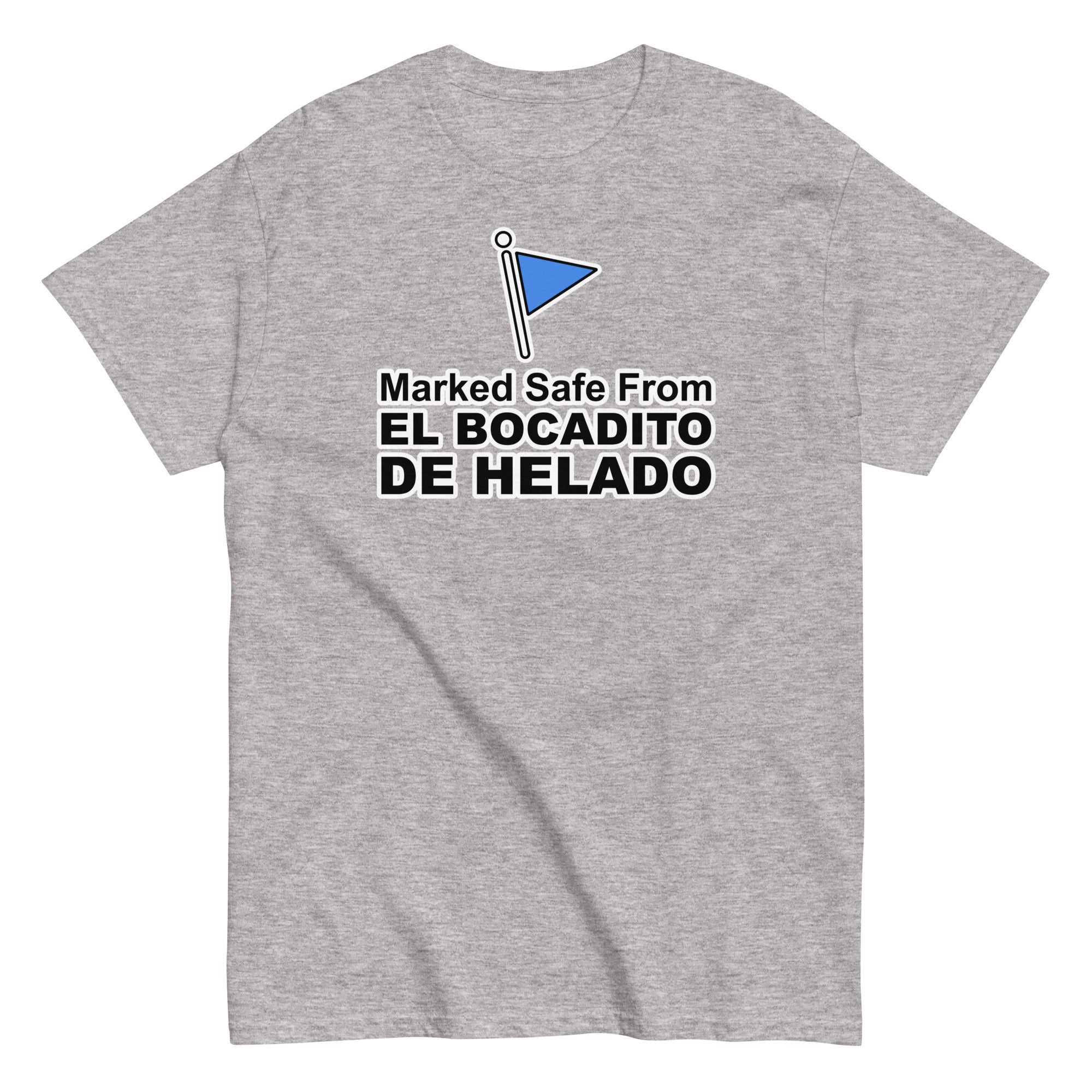 Marked Safe From El Bocadito de Helado | Camiseta clásica unisex