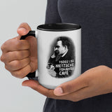 Todos los Nietzsche tomamos café | Taza color interior