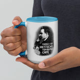 Todos los Nietzsche tomamos café | Taza color interior