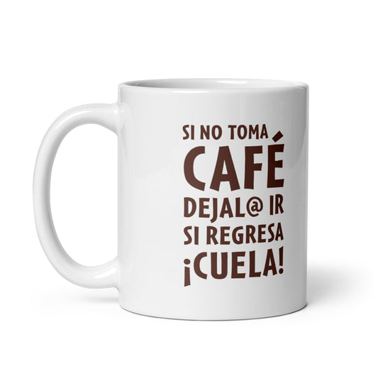 Déjala ir | Taza blanca brillante