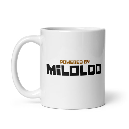 Powered by Miloldo | Taza blanca brillante