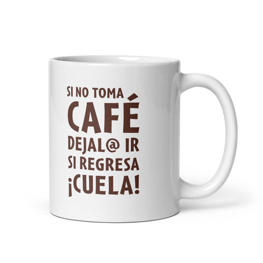 Déjala ir | Taza blanca brillante