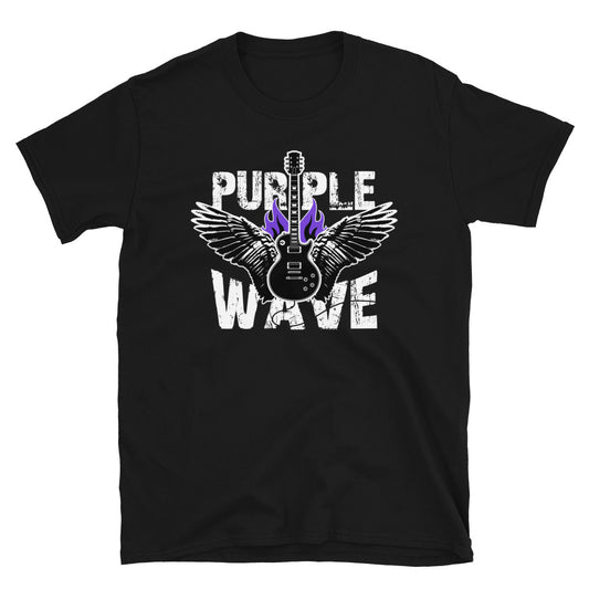 Purple Wave Light Theme | Camiseta de manga corta unisex - Gozanding | Online Store