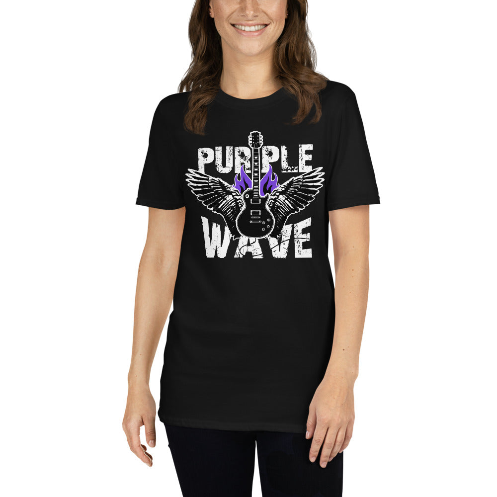 Purple Wave Light Theme | Camiseta de manga corta unisex - Gozanding | Online Store