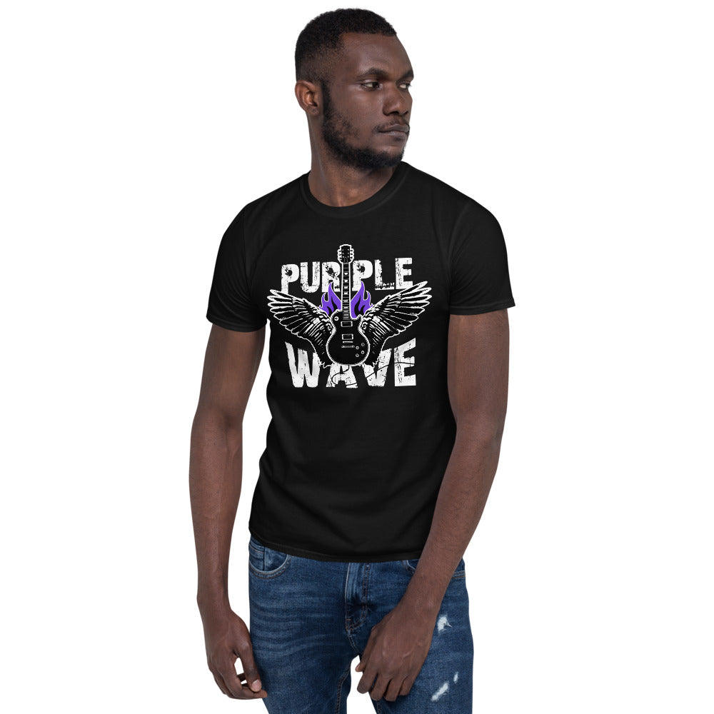 Purple Wave Light Theme | Camiseta de manga corta unisex - Gozanding | Online Store