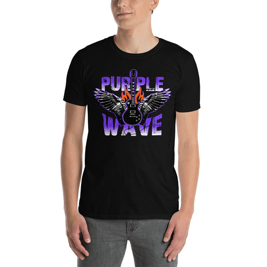 Purple Wave Color Theme | Camiseta de manga corta unisex - Gozanding | Online Store