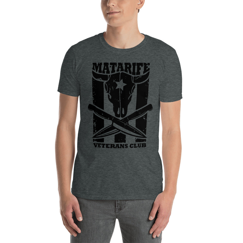 Matarife Veterans Club | Camiseta clara  de manga corta unisex - Gozanding | Online Store