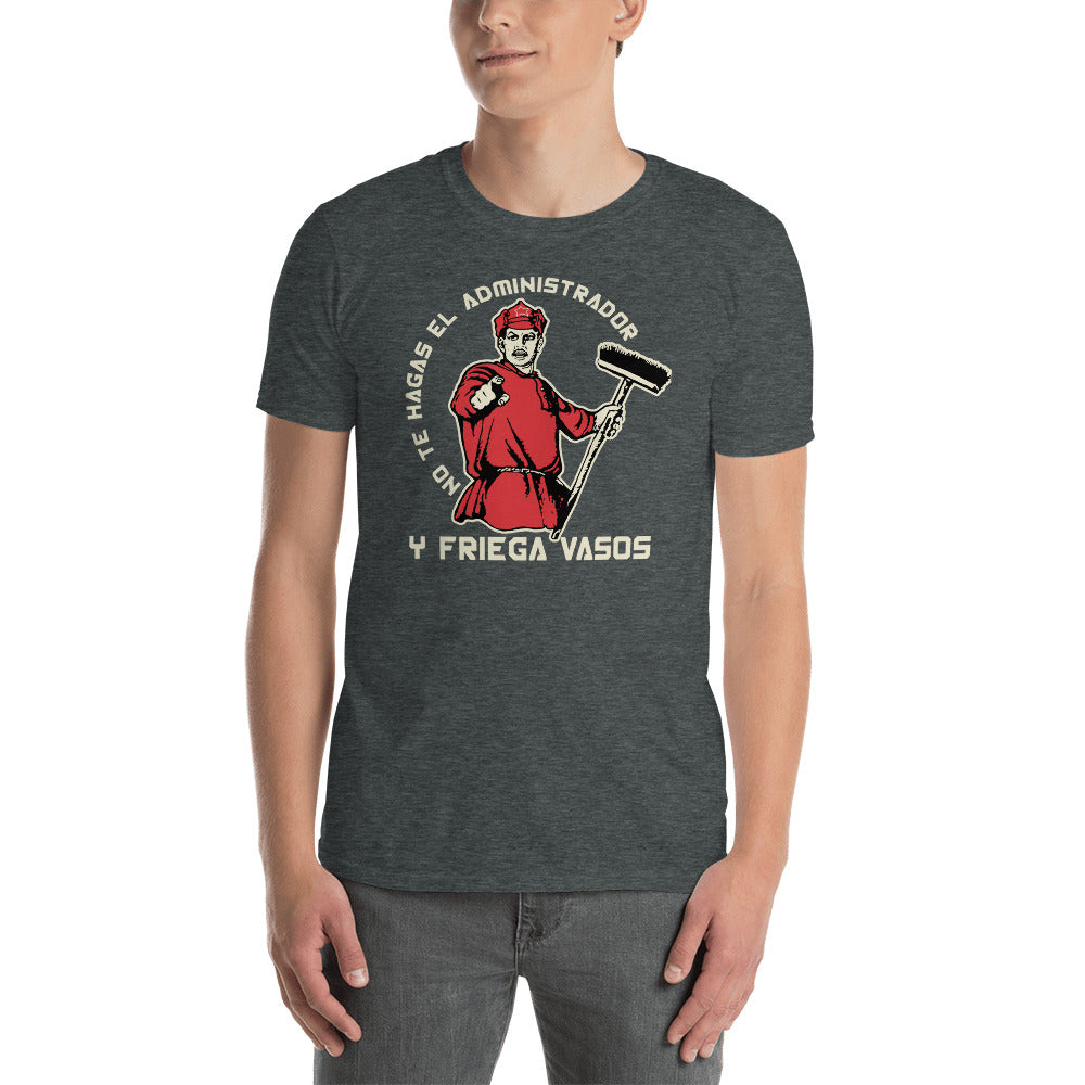 Friega Vasos | Camiseta de manga corta unisex - Gozanding | Online Store
