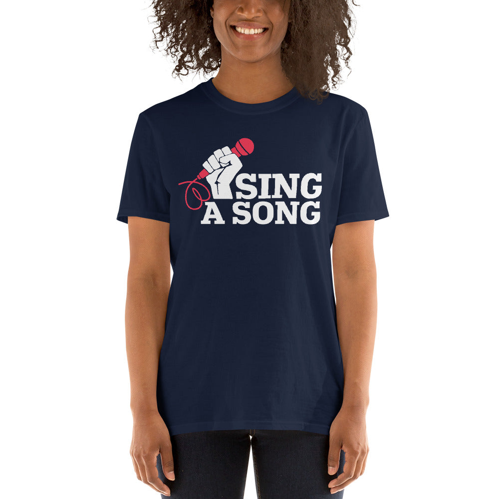 Sing a Song | Camiseta oscura de manga corta unisex - Gozanding | Online Store