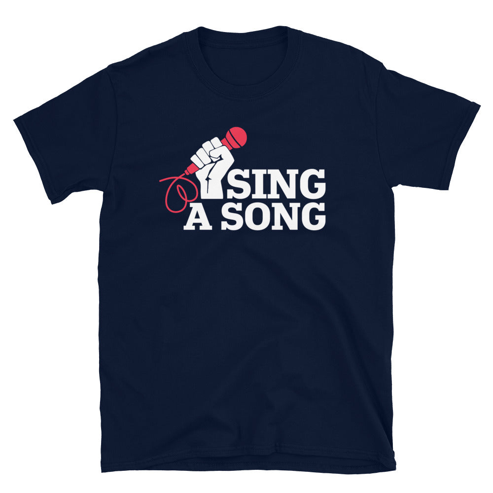 Sing a Song | Camiseta oscura de manga corta unisex - Gozanding | Online Store