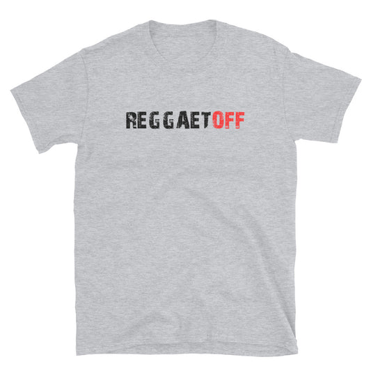 ReggaetOFF (Una línea) | Camiseta clara de manga corta unisex