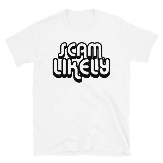 Scam Likely | Camiseta clara de manga corta unisex - Gozanding | Online Store